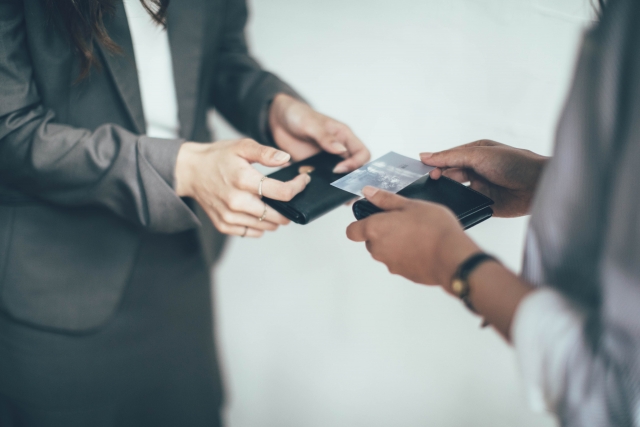 名刺交換,イメージ