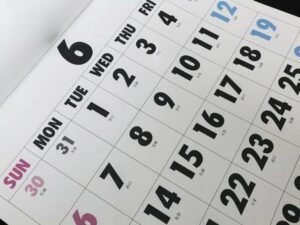 カレンダー,イメージ